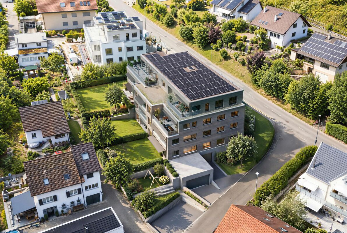 4.5 Z' Wohnung: L7 - hochwertig ländlich: Neubauprojekt mit 10 barrierefreien Eigentumswohnungen in Oberdorf BL -  Bild 3