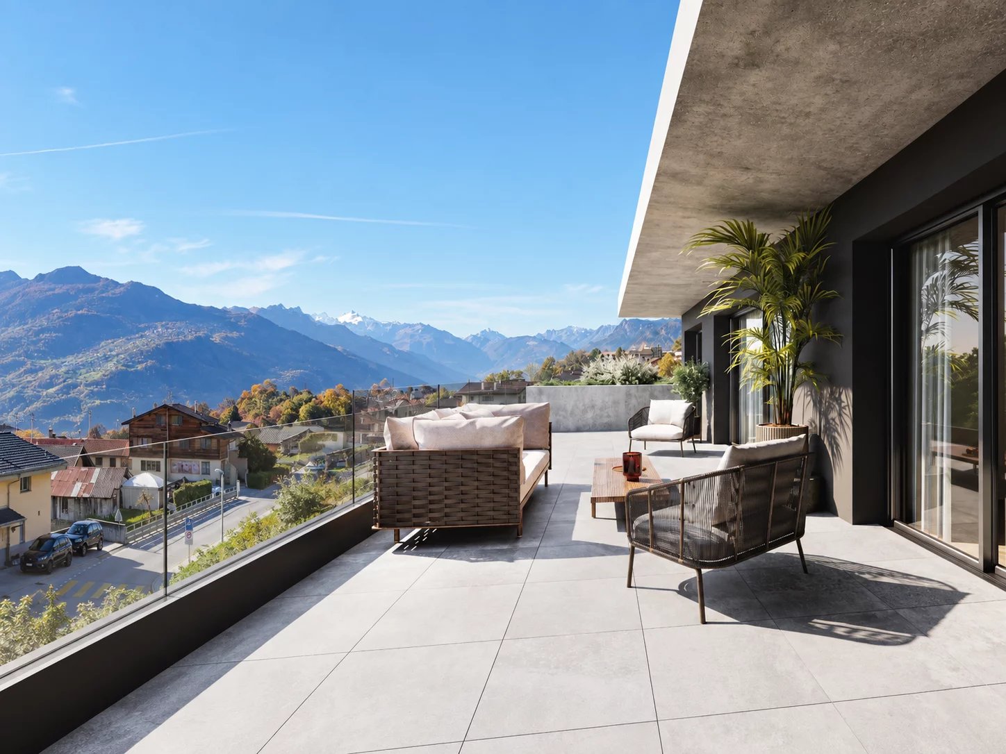 Savièse | Appartement de 3.5 pièces avec terrasse au coeur de St-Germain -  Bild 2