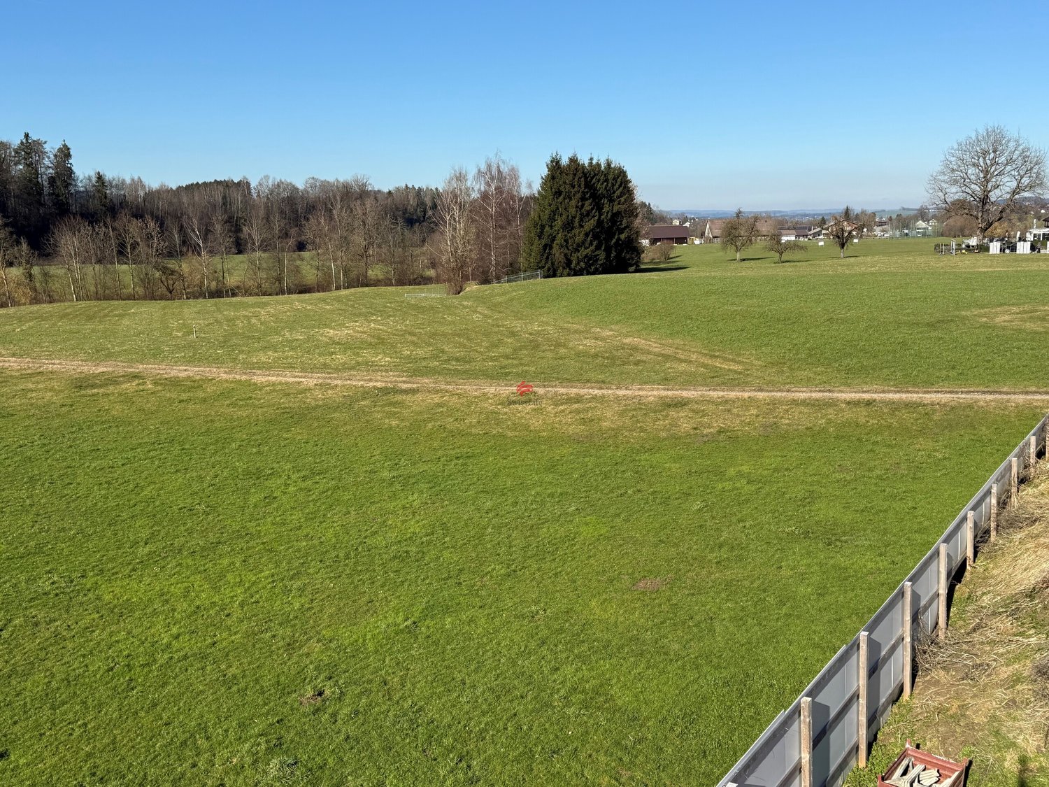 Wohnen mit Garten, Weitblick und Privatsphäre - Aussicht Richtung Murg