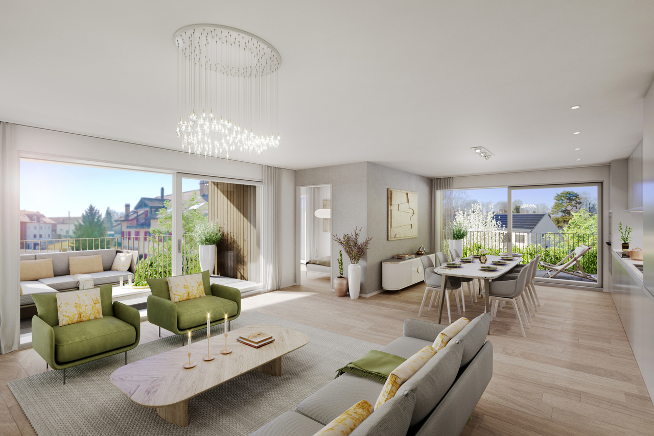 Appart. neuf de 2.5 pces - centre d'Echallens - idéal pour rendement - Bild 6