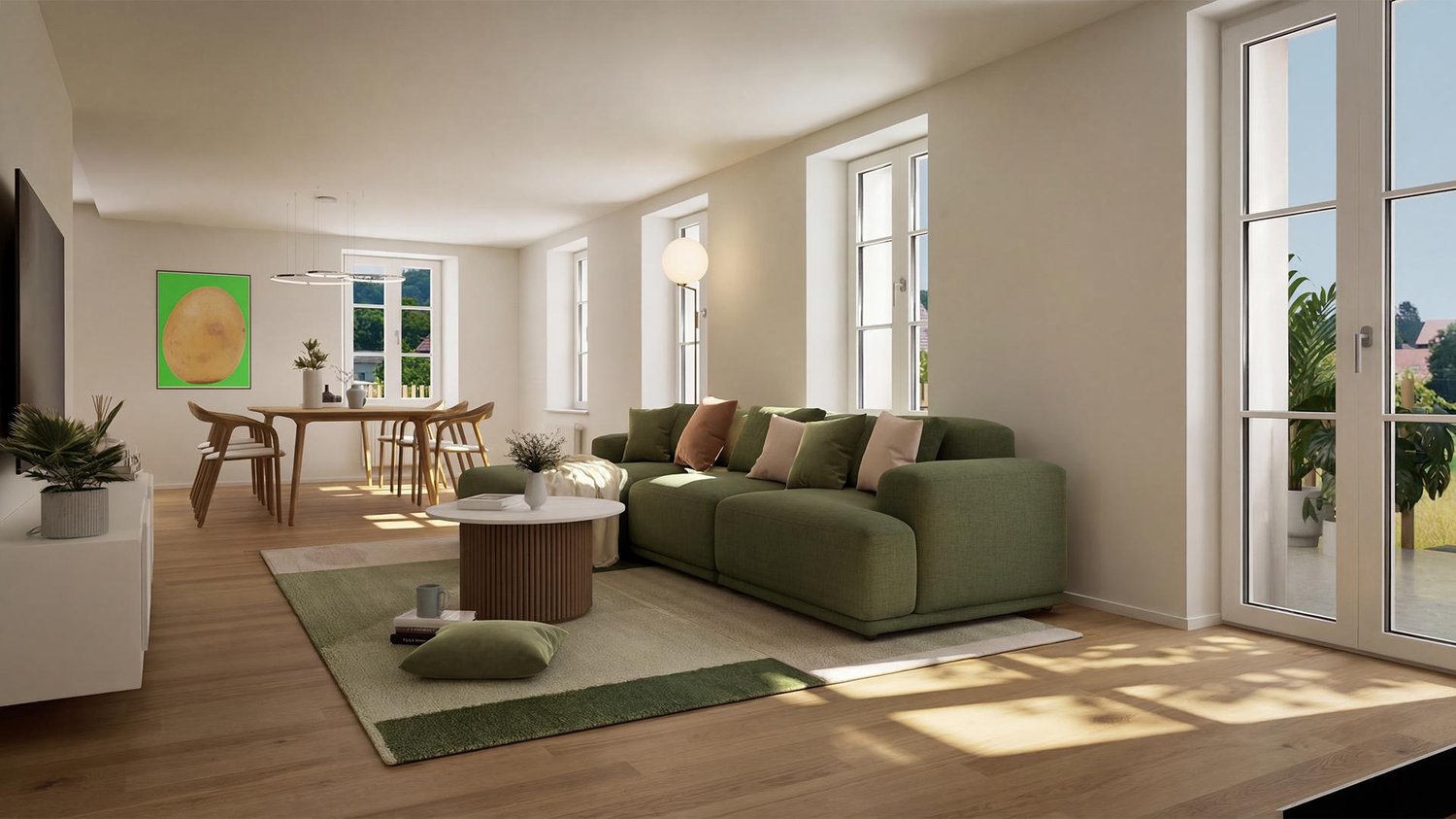 2,5-Zimmer-Umbau-Eigentumswohnung mit Privatsphäre in Lüterswil (Bucheggberg) - Bild 1