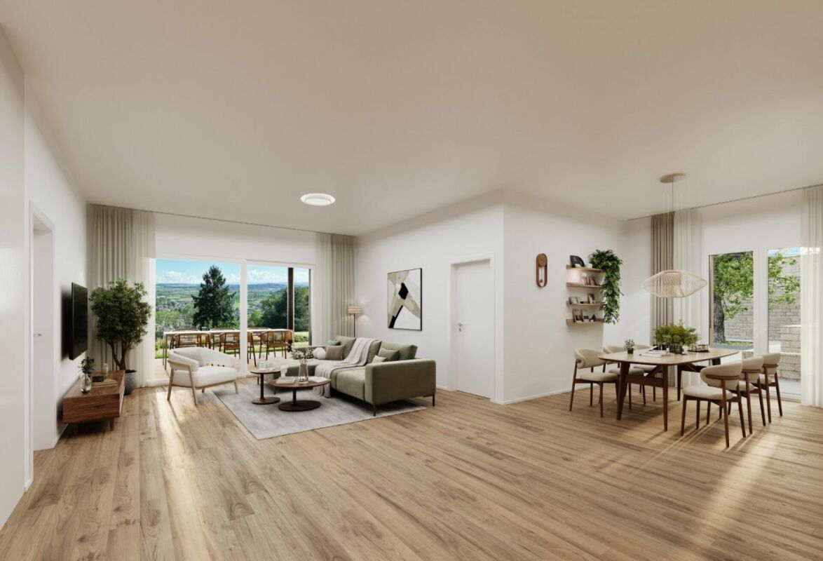 Neubau 4.5 EG mit 135m2 Wohnfläche mit fulminantem Ausblick -  Bild 4