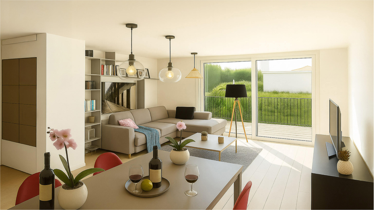 Neubauprojekt Bündtenstrasse mit fünf Wohnungen (Wohnung 2) - Visualisierung