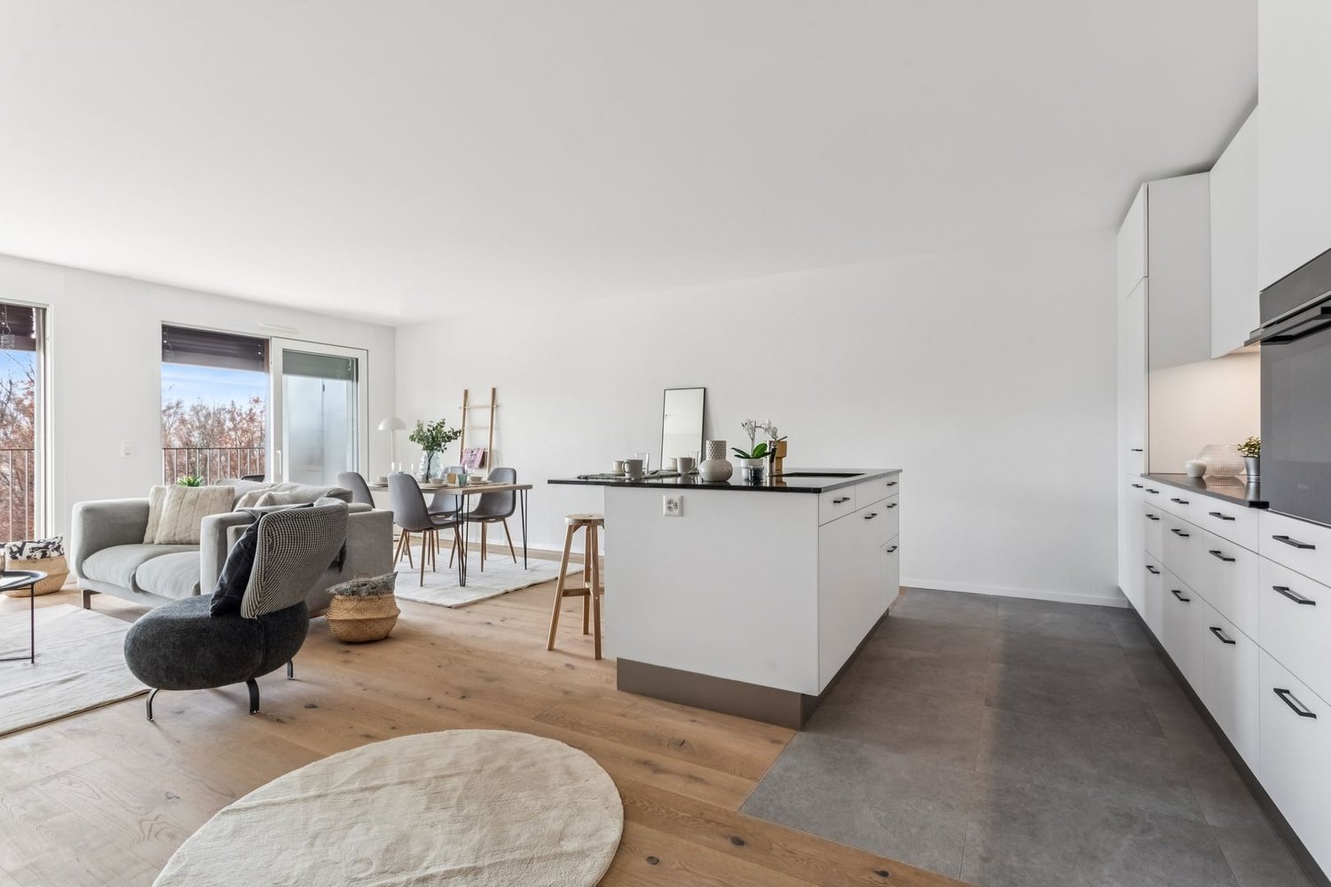 Appartement de 3.5 pièces au rez-de-chaussée - Lot 1 - Bild 8