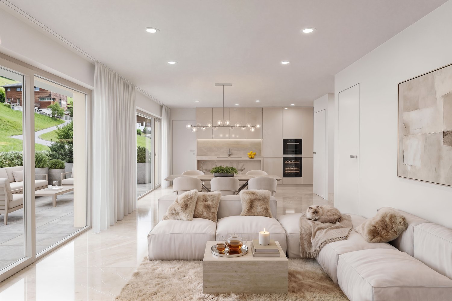 Choëx - Nouvelle promotion - Résidence Balcons des Alpes - Villa 6.5 pièces - B1 - Bild 3