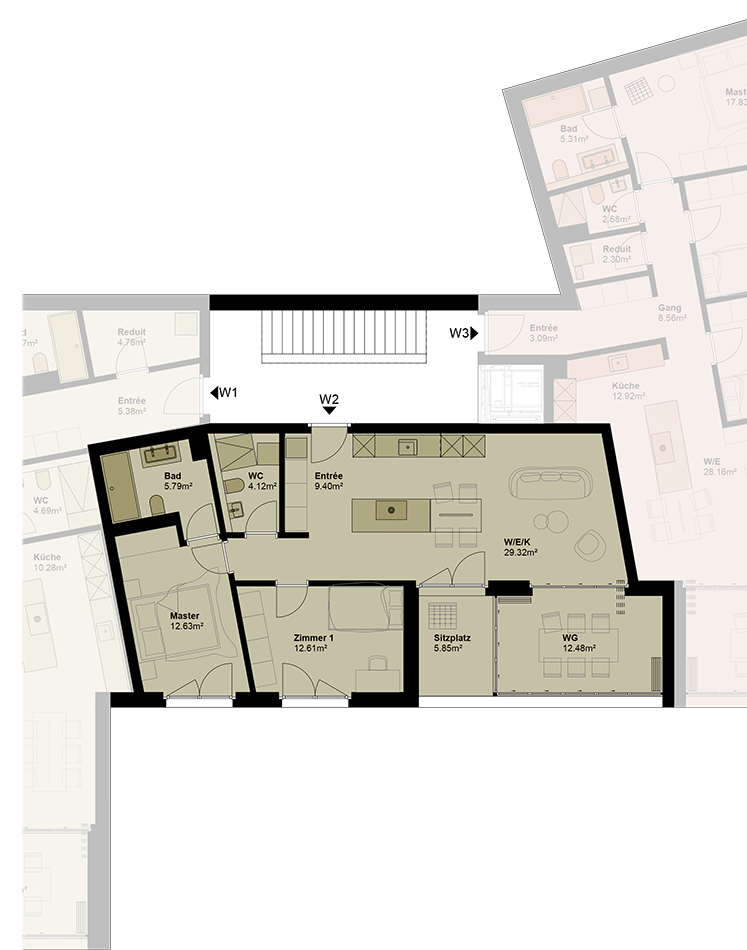 Exklusive Wohnung mit hoher Energieeffizienz und unverbaubarer Aussicht.Neue Preise! - W2 -  Bild 7