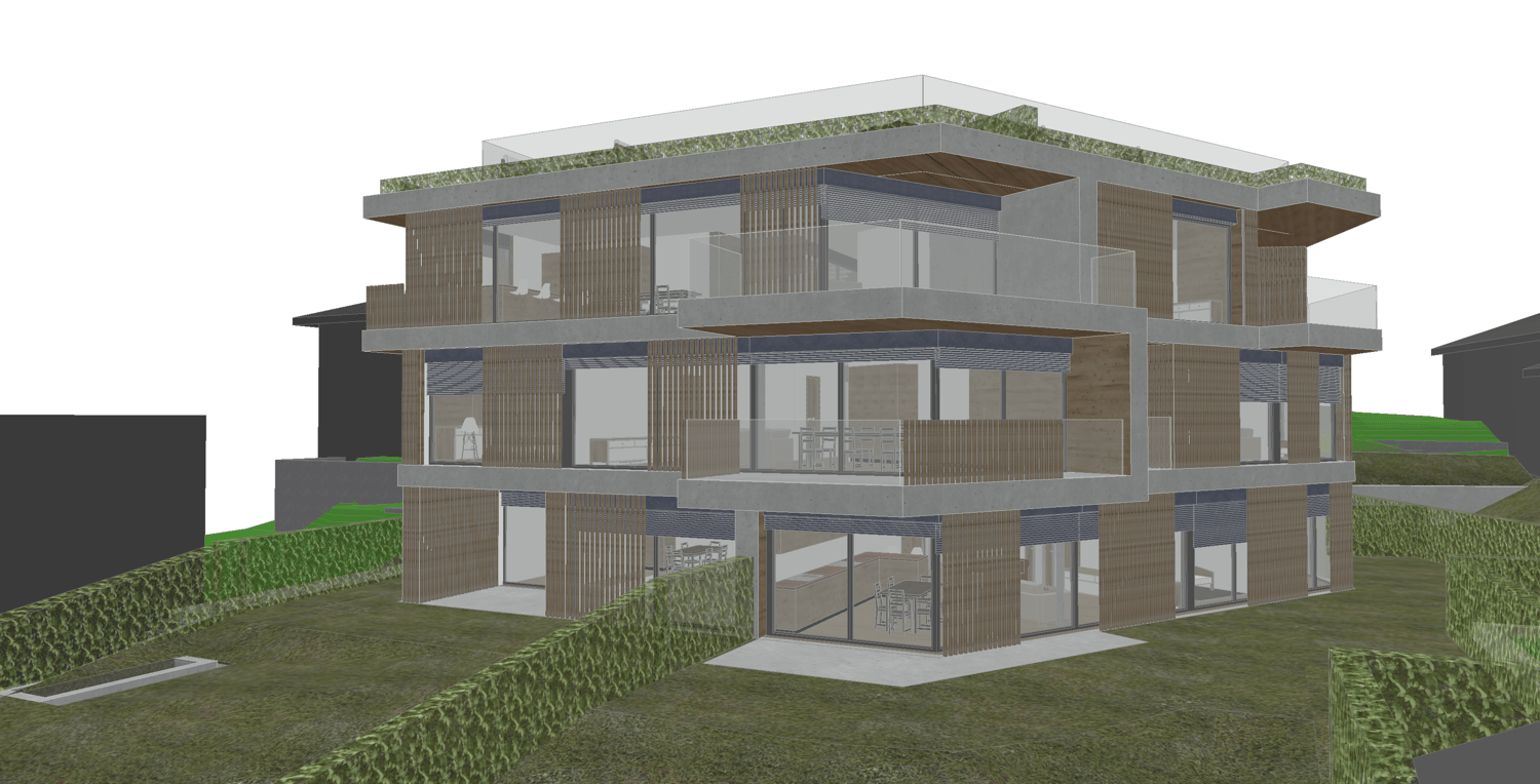 MODERNA UNITÃ€ 2.5 LOCALI CON GIARDINO PRIVATO A PREGASSONA - Bild 3