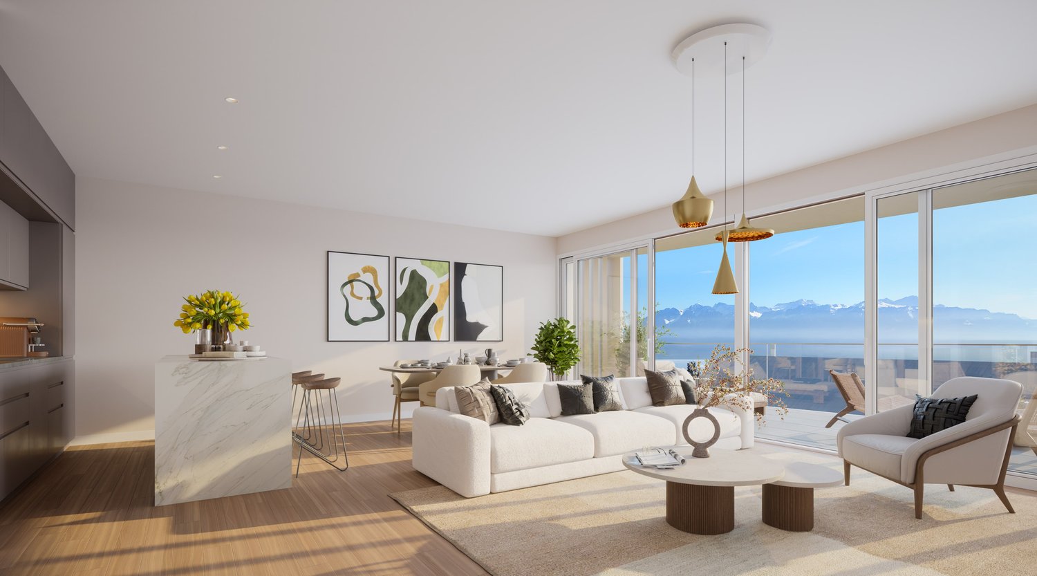 Magnifique appartement de 5 pièces avec vue à Lutry -  Bild 9