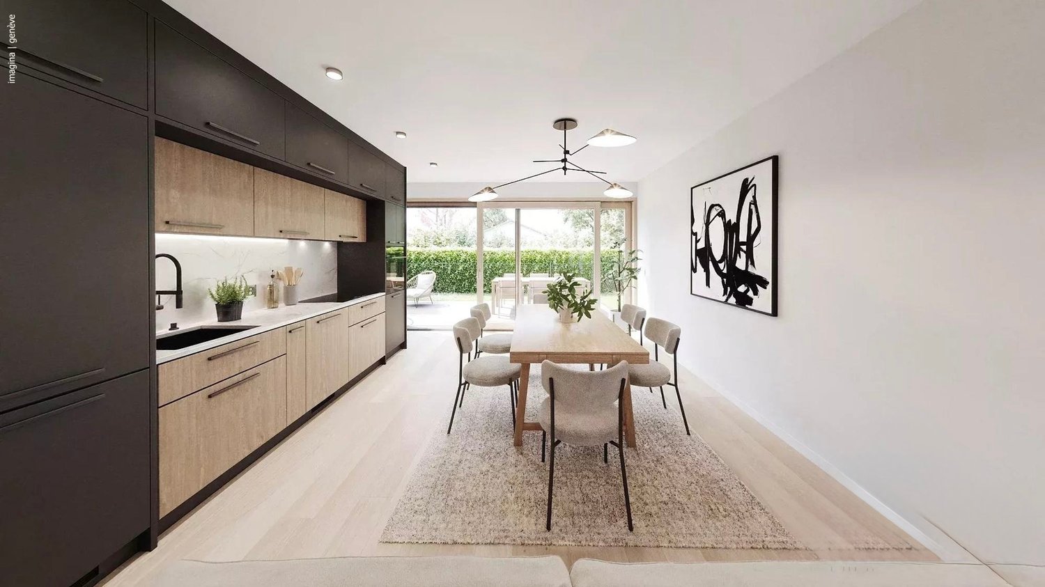 Appartement contemporain avec rooftop et jardin privé. - Bild 4