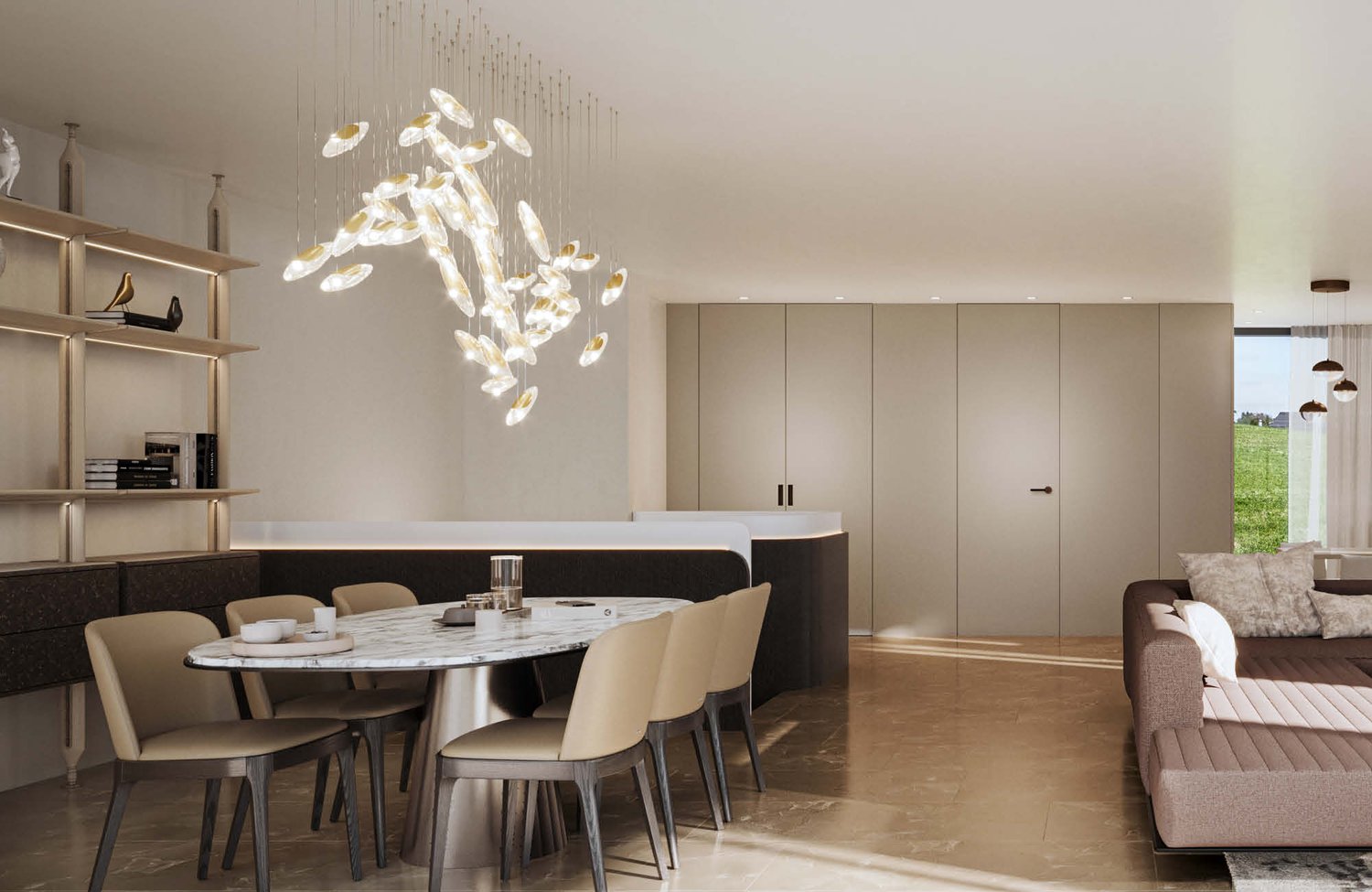 4.5-Zimmer Luxus - Maisonettewohnung mit grosszügiger Terrasse in Eich LU -  Bild 2