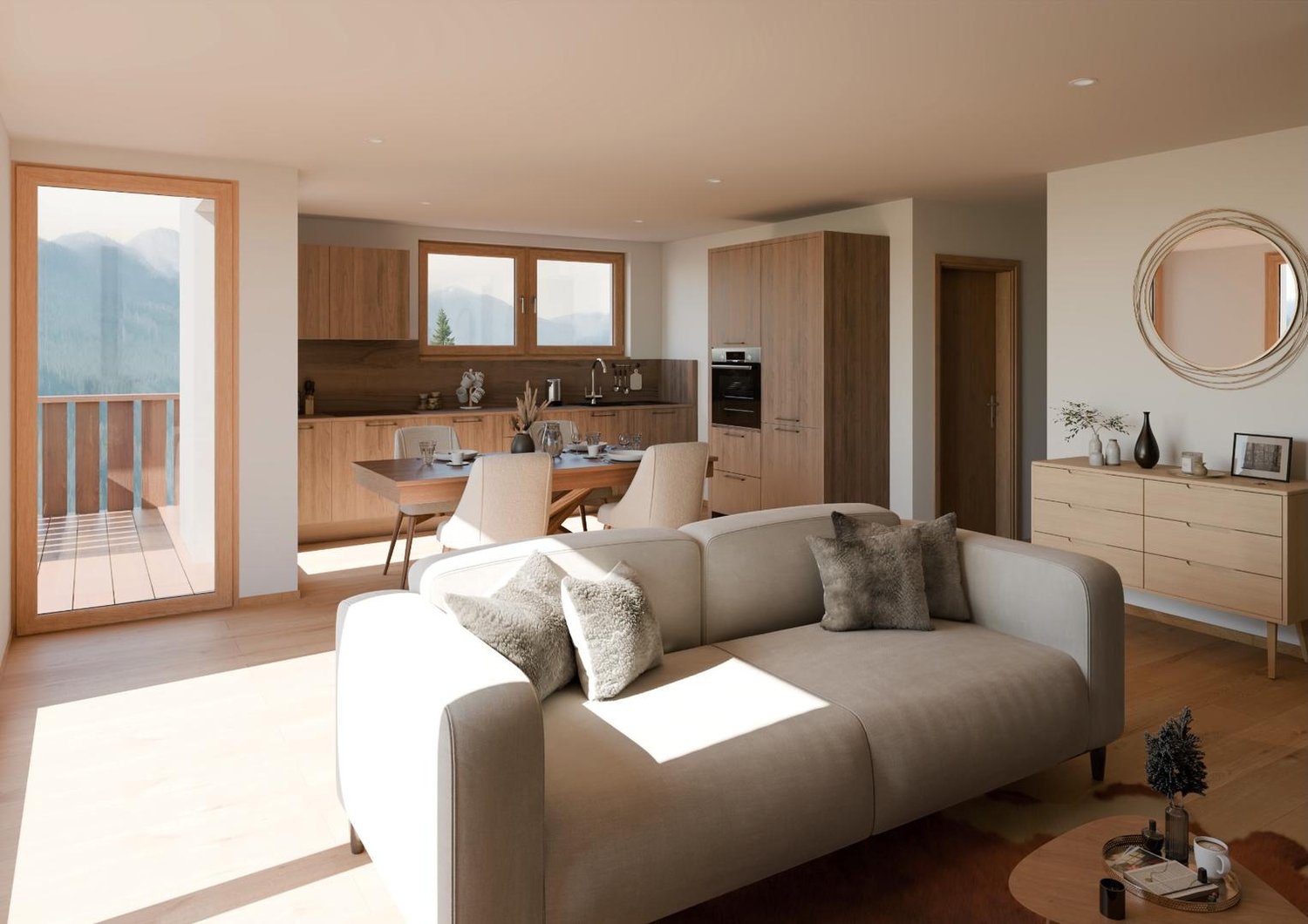 NEUF ! NOUVELLE PROMOTION - Appartements de 3.5 pièces traversant avec terrasse et/ou balcon Sud - Appartement, 3.5 pièces, 76.00 m2