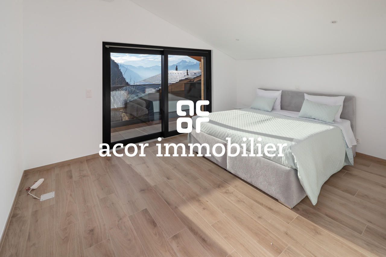 Chalet 5.5 pièces de haut standing à Lens - vue exceptionnelle -  Bild 7