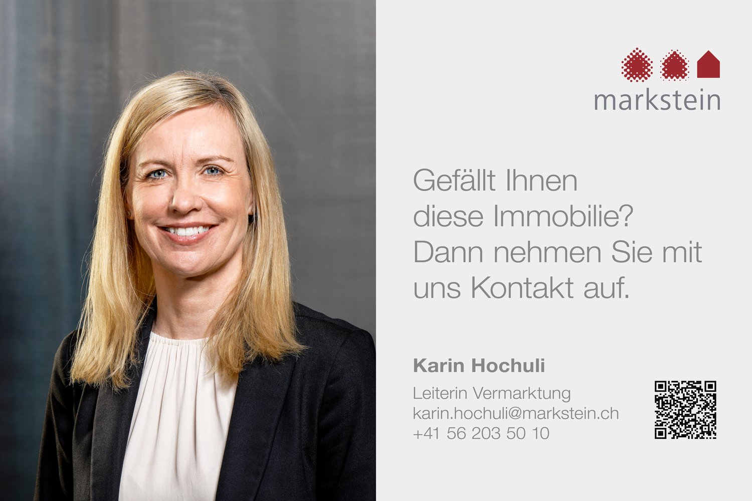 «Landstrasse 43» - Ihre Wohnresidenz in Ehrendingen - Vermarkter Portrait Karin Hochuli.jpg