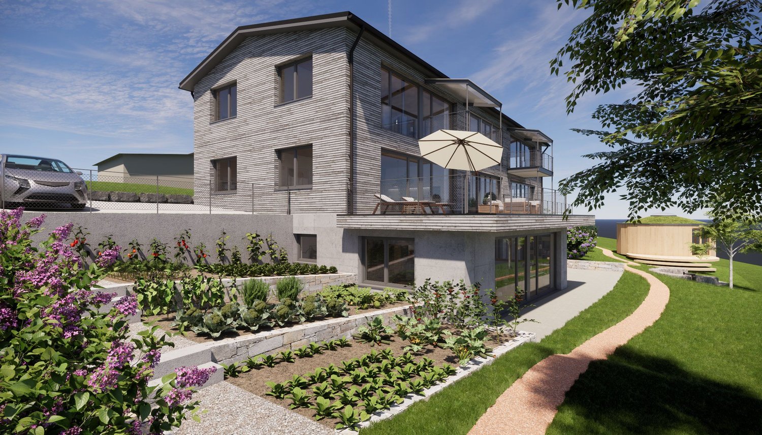 Ökologische 2.5-Zimmer Wohnung mit Balkon in Wienacht-Tobel (Neubau) - Image 1