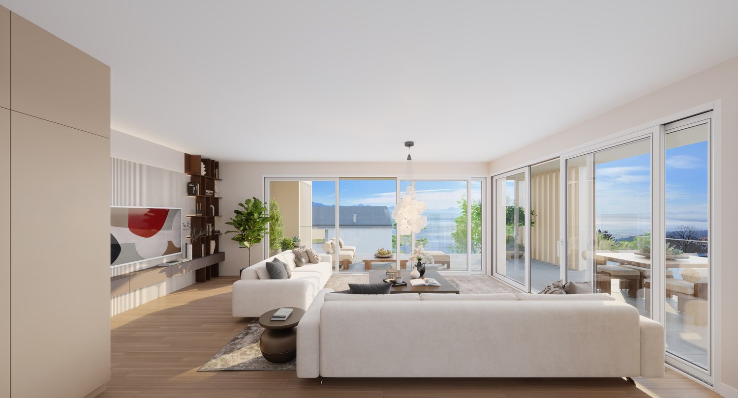 Villa moderne neuve avec piscine et vue panoramique à Lutry -  Bild 10