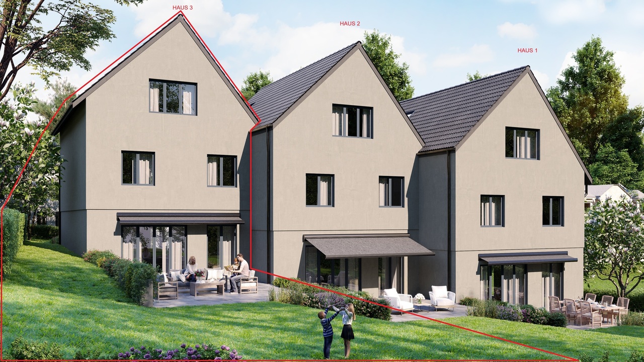 Neubauprojekt Hohle Gasse mit drei 7.5-Zimmer-Reihenhäuser (Haus 3) - Bild 1