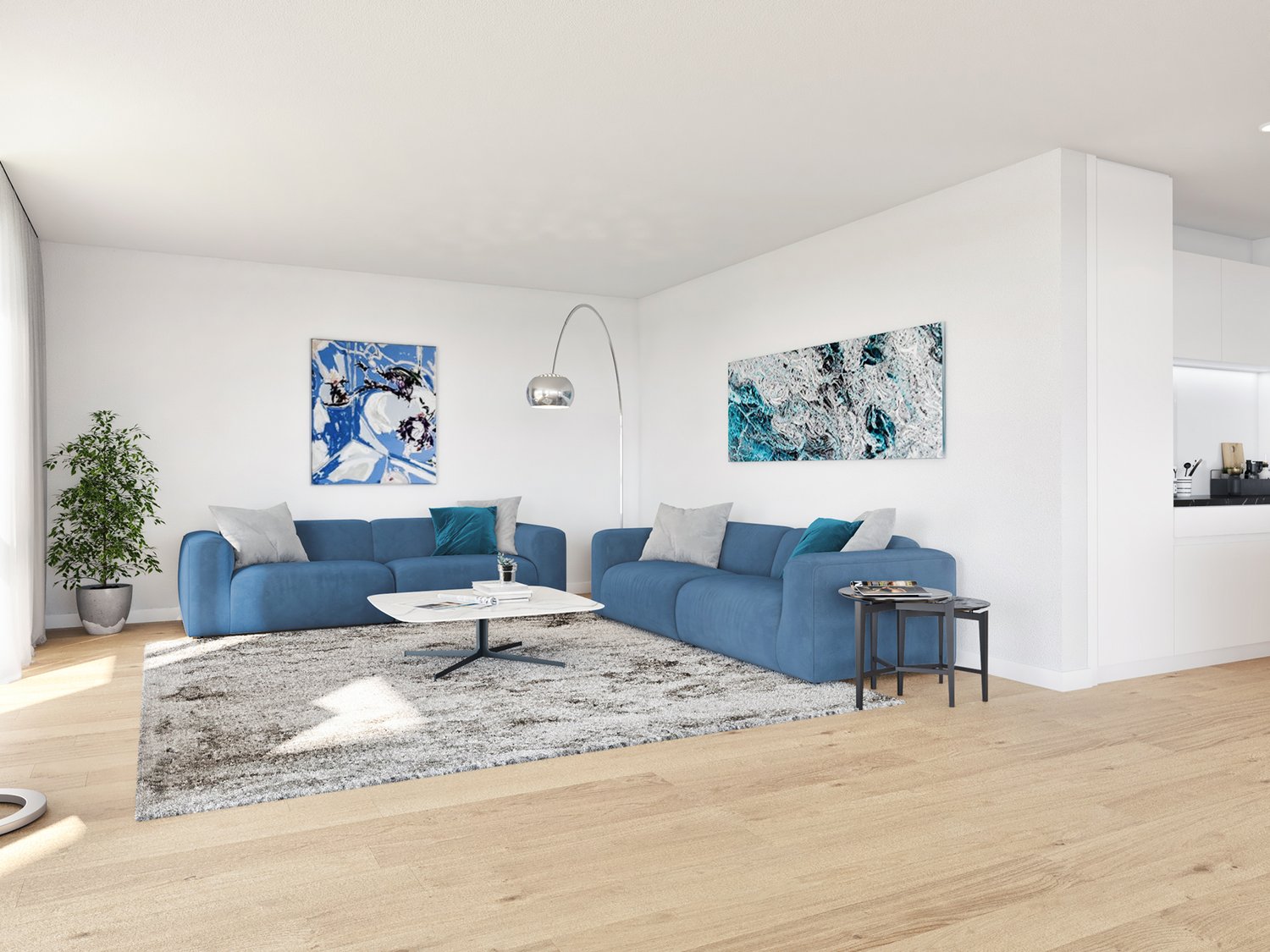 Gartenwohnung 3.5 Zimmer - Bild 3