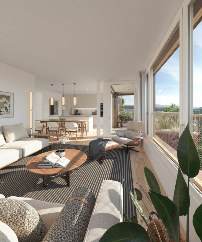 3.5-Zimmer-Neubauwohnung in ruhigem Wohnquartier -  Bild 1