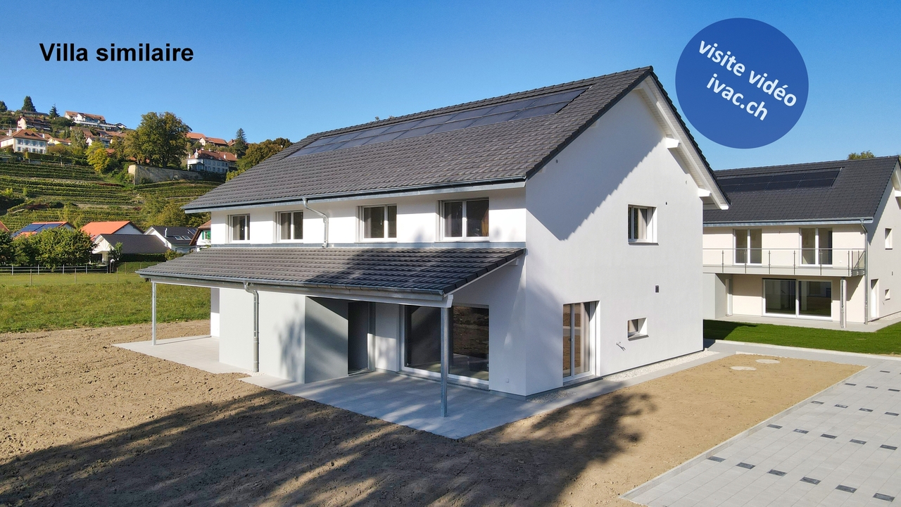 Villa familiale neuve de 5 pces à Champtauroz / VD - Bild 6