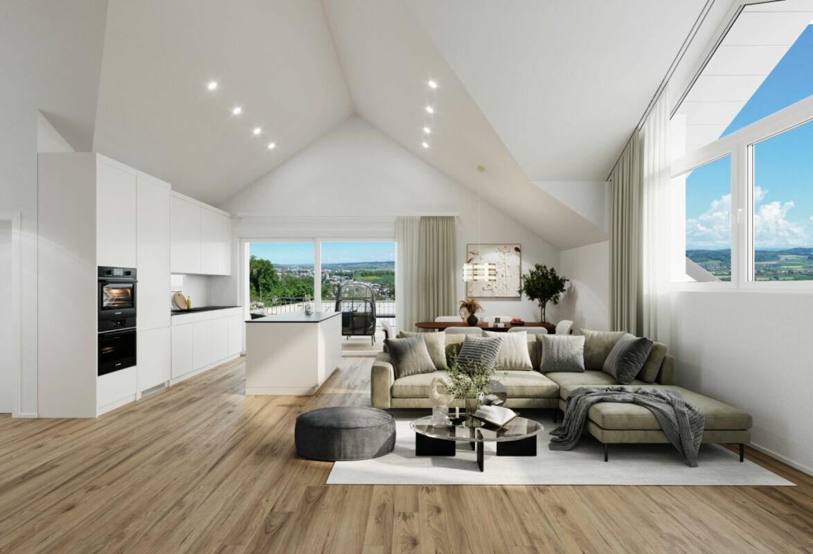 Neubau: Einzigartige 3.5-Zimmer Dachwohnung mit Terrasse -  Bild 1