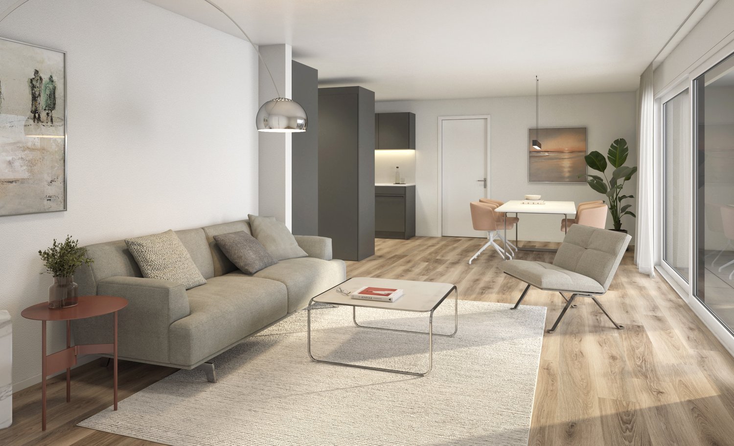 Moderne 3.5-Zimmer-Dachgeschosswohnung in ruhiger Lage von Etziken - Bild 9