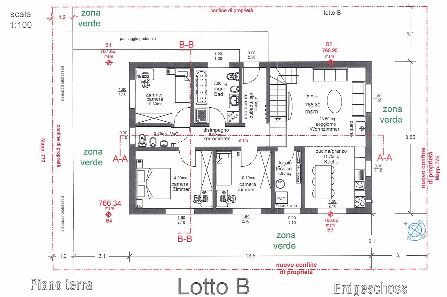 NUOVA COSTRUZIONE A FAIDO - CASA UNIFAMILIARE 4,5 LOCALI CON GIARDINO E VISTA MONTAGNA - Image 3