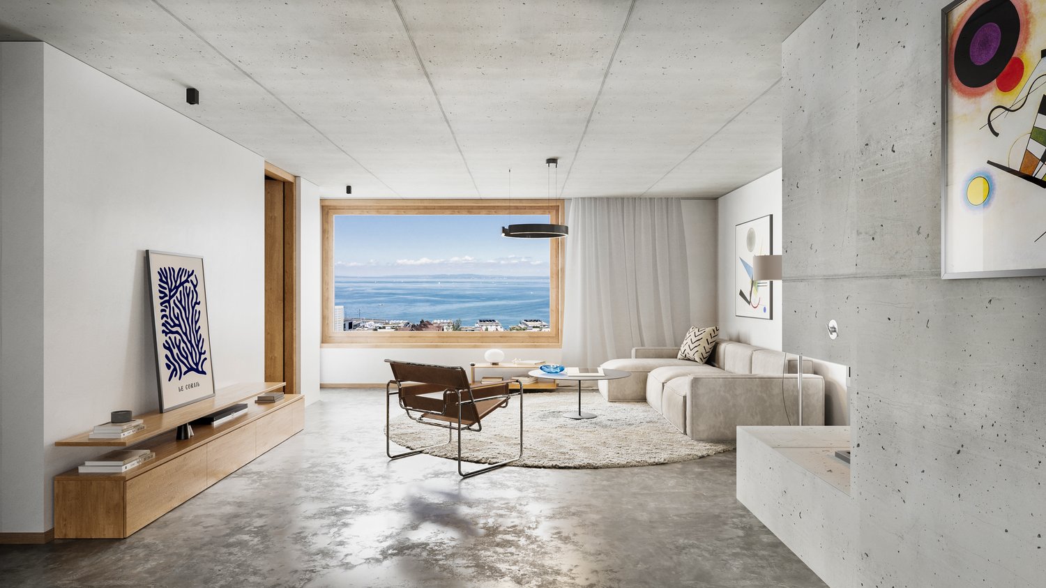 Exklusive Residenz mit Panoramaseesicht / 3.5-Zimmer-Wohnung über dem Bodensee -  Bild 2