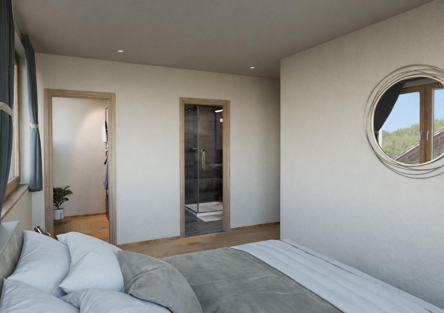 NEUF ! NOUVELLE PROMOTION - Appartements de 3.5 pièces traversant avec terrasse et/ou balcon Sud - Appartement, 3.5 pièces, 76.00 m2