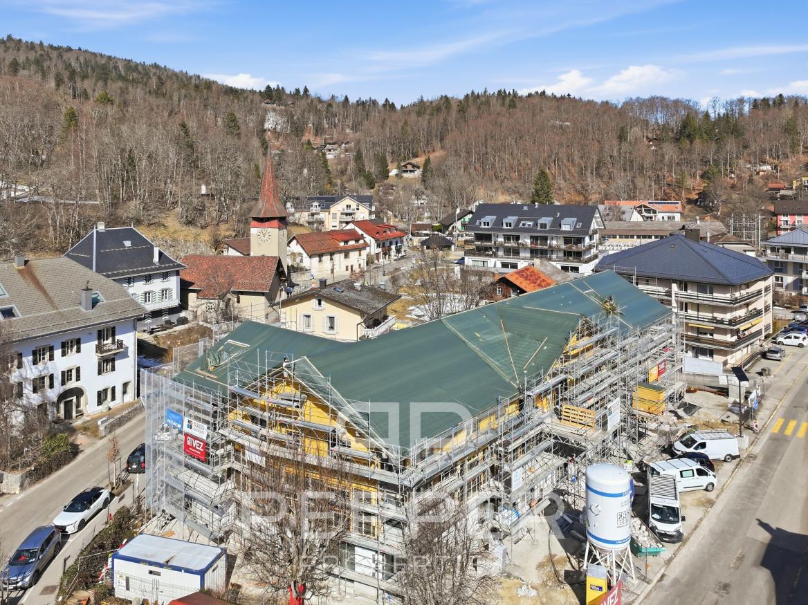 Très spacieux 4,5p neuf en attique avec vaste mezzanine - Bild 13