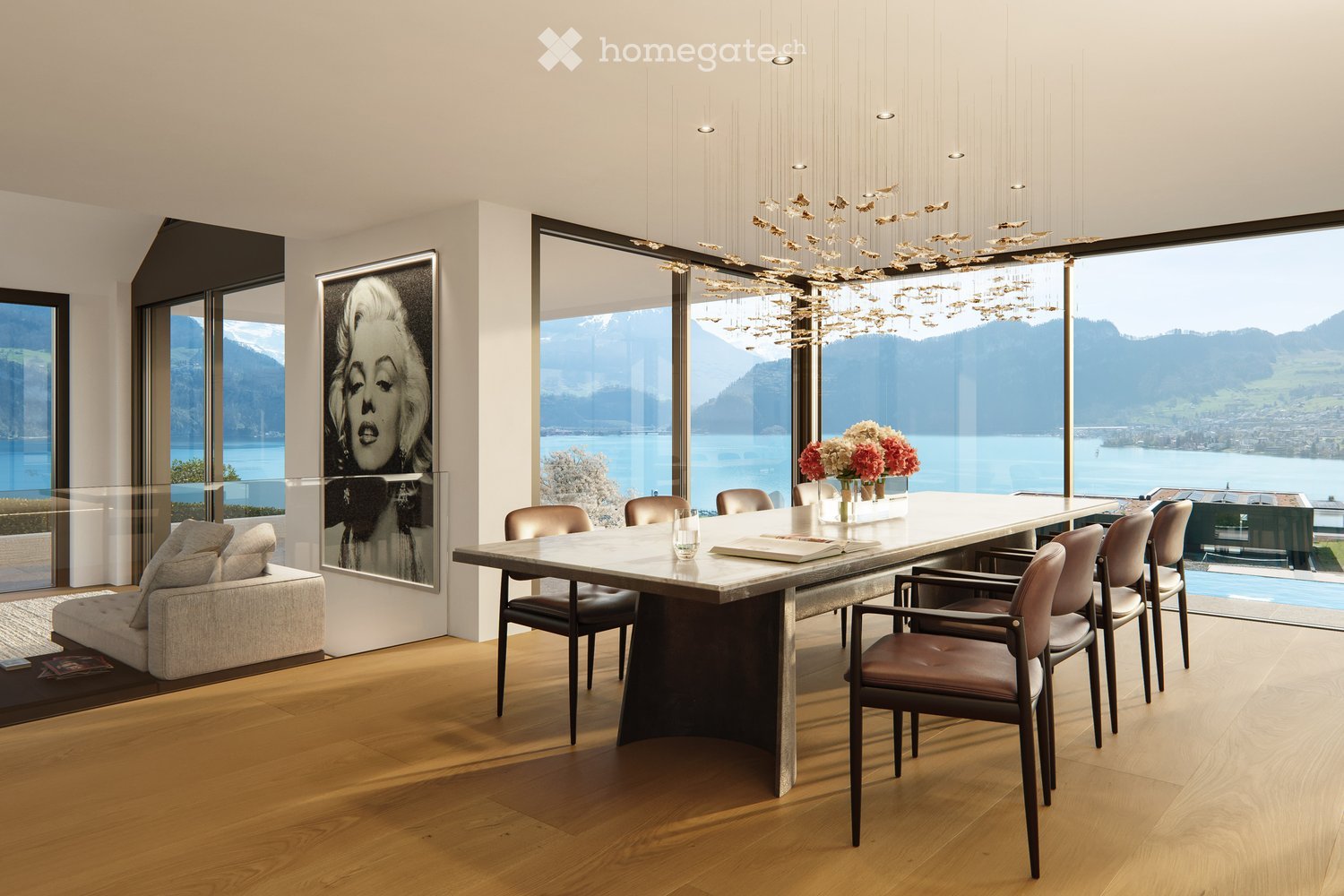 Villa in Kastanienbaum – an bester Lage mit Panoramablick auf See und Alpen -  Bild 3