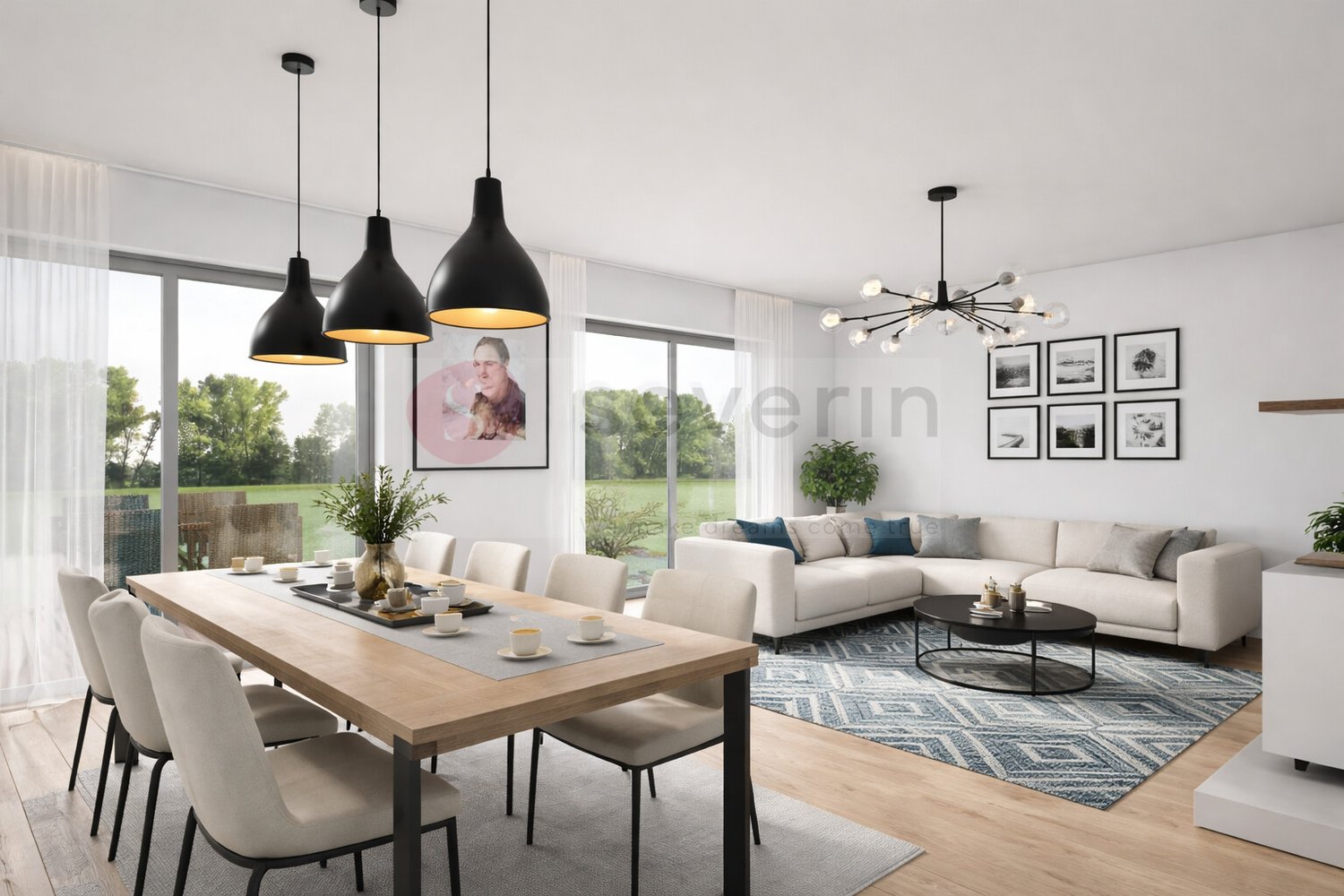 NEUBAU: BEZUG FRÜHJ. 27, GARTENWHG. MIT EIGENEM EINGANG, INKL. 1 TGPP - WOHN-/ESSBEREICH