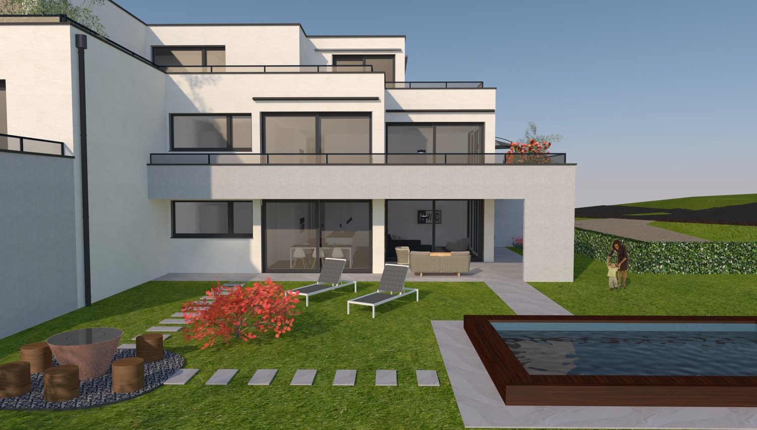 4.5 Zimmer Erdgeschosswohnung mit 412m2 Landanteil - Bild 1