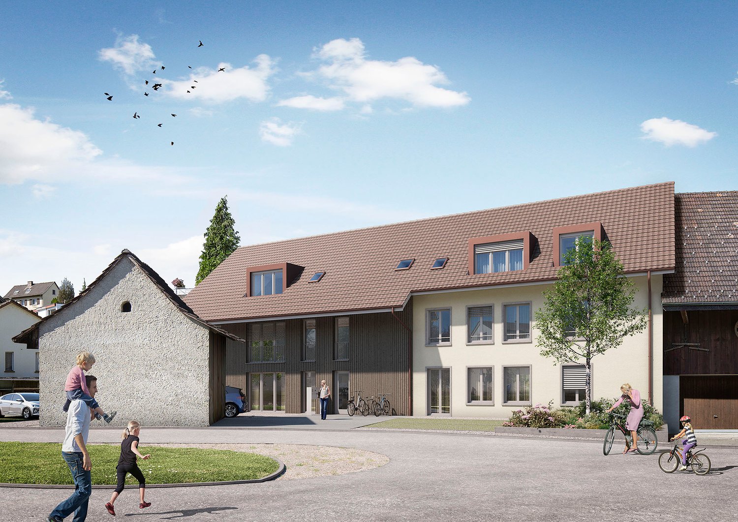 «Landstrasse 43» - Ihre Wohnresidenz in Ehrendingen - Aussenvisualisierung