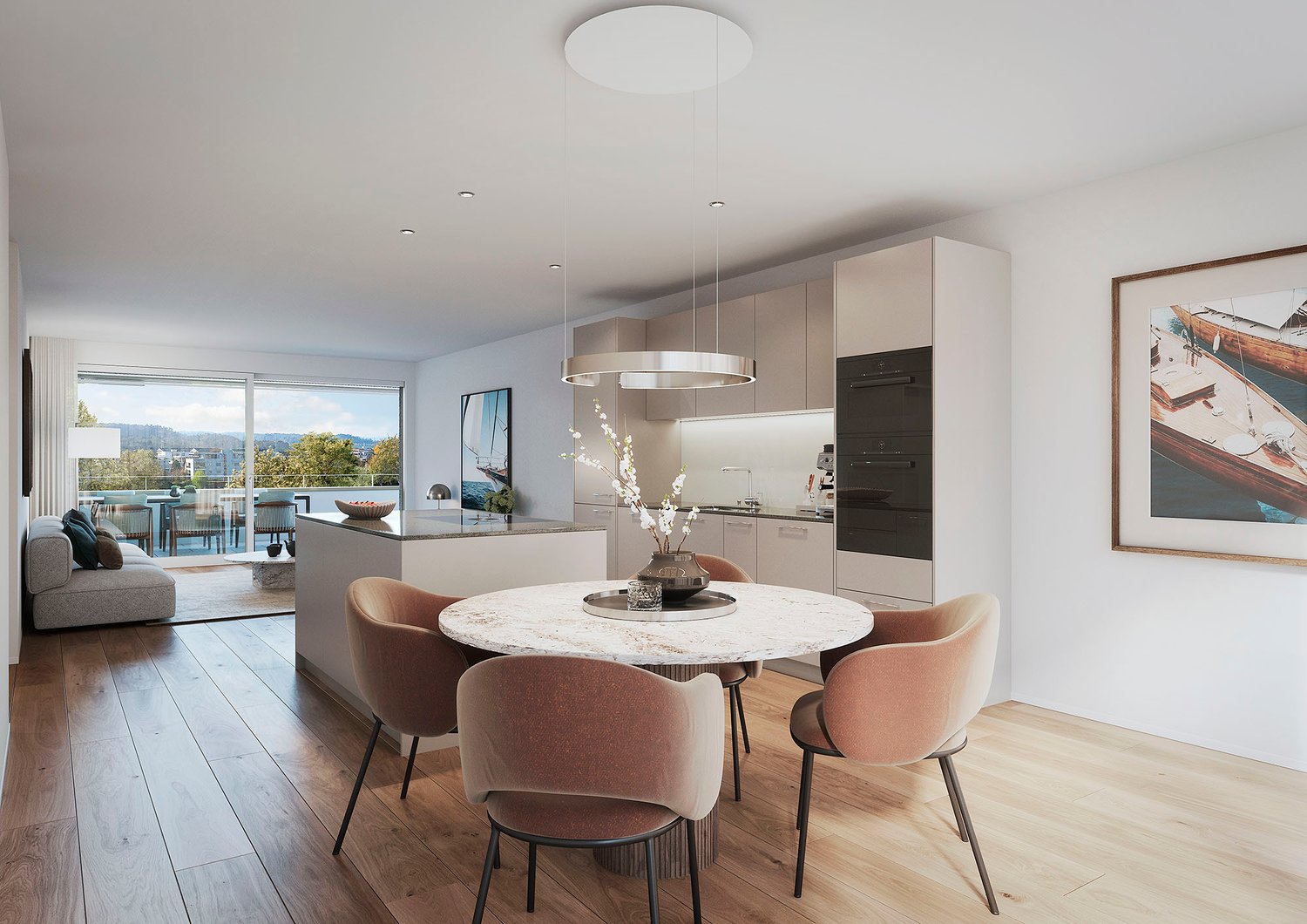 Müligasse Döttingen - Wohnkomfort und Natur im Einklang - Innenvisualisierung