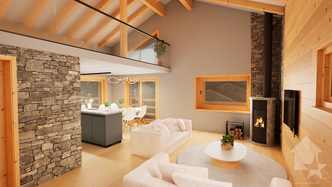 3 chalets d'exceptions à construire dans un écoquartier à La Tzoumaz - Bild 2