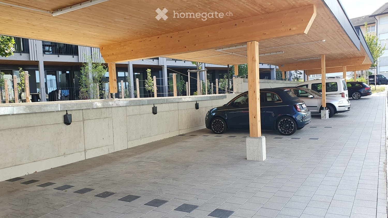 2.5 Zimmerwohnung in Ostermundigen - Veranda, Terrasse und Gartenplatz -  Bild 9