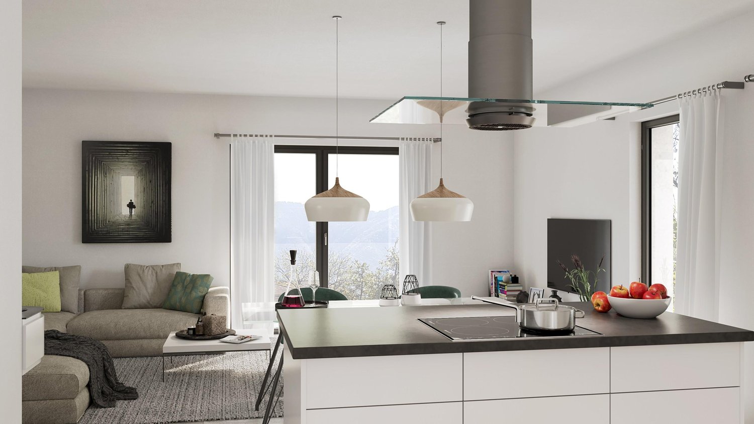 BELLISSIMO 3.5 LOCALI ULTIMO PIANO CON ROOF TOP A VACALLO -  Bild 2