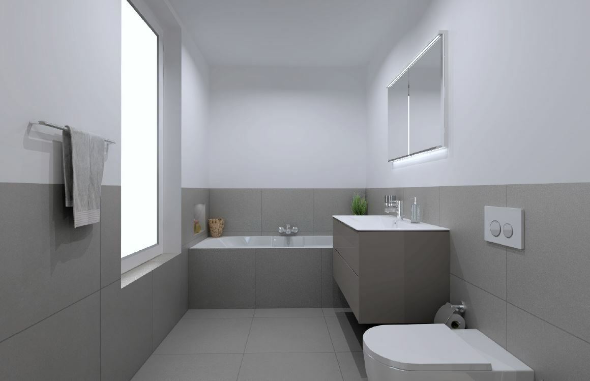 E X K L U S I V  W O H N E N   M I T  S E E B L I C K - Badezimmer Attika