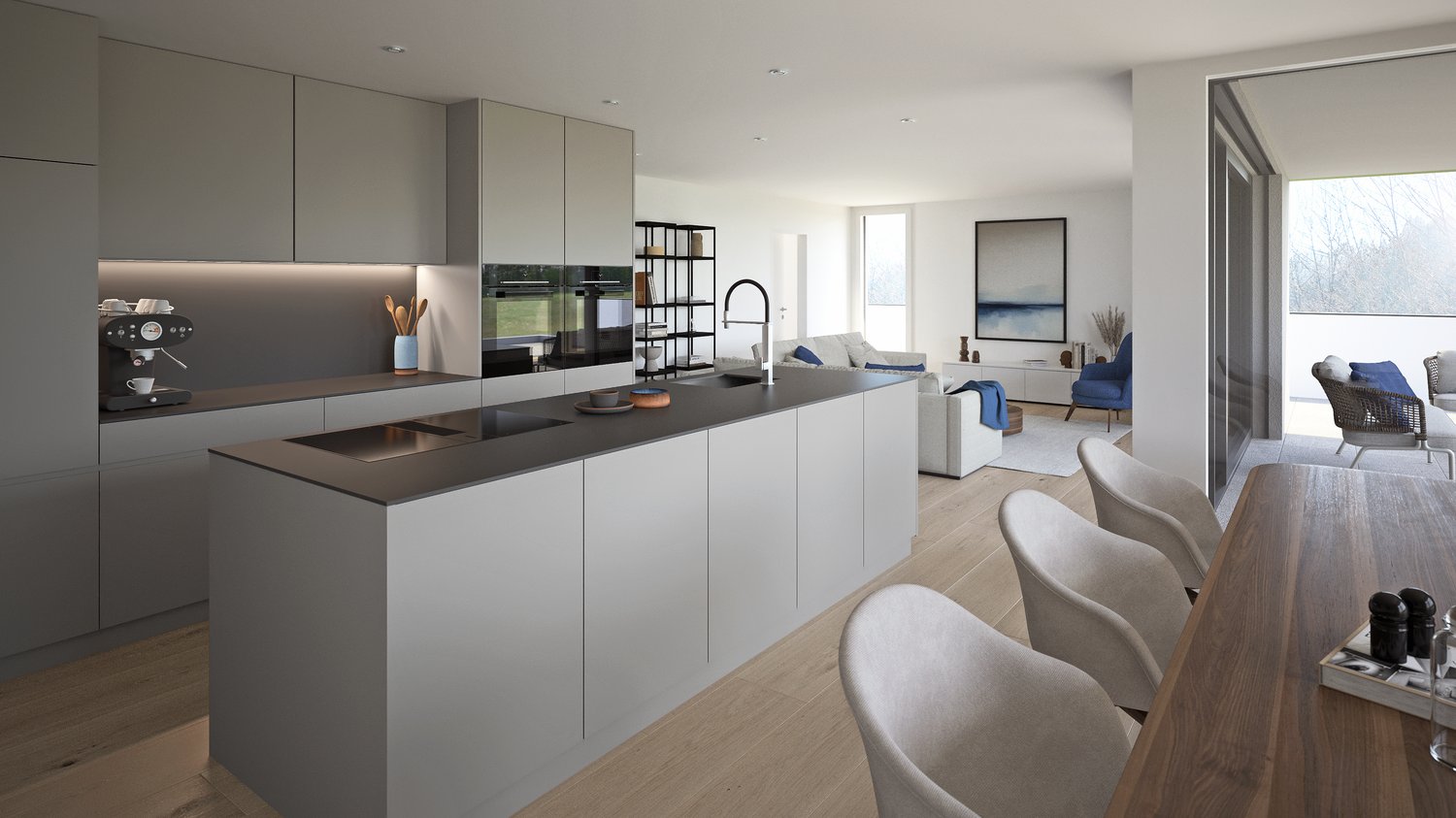 Exklusive Attikawohnung mit riesiger Terrasse; - diräkt *ar Ilfis* ... - Bild 1