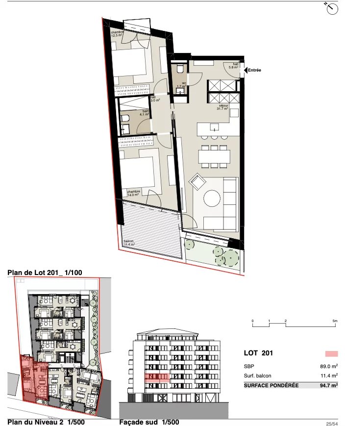 Résidence Victoria: 3.5-room apartment - Bild 1