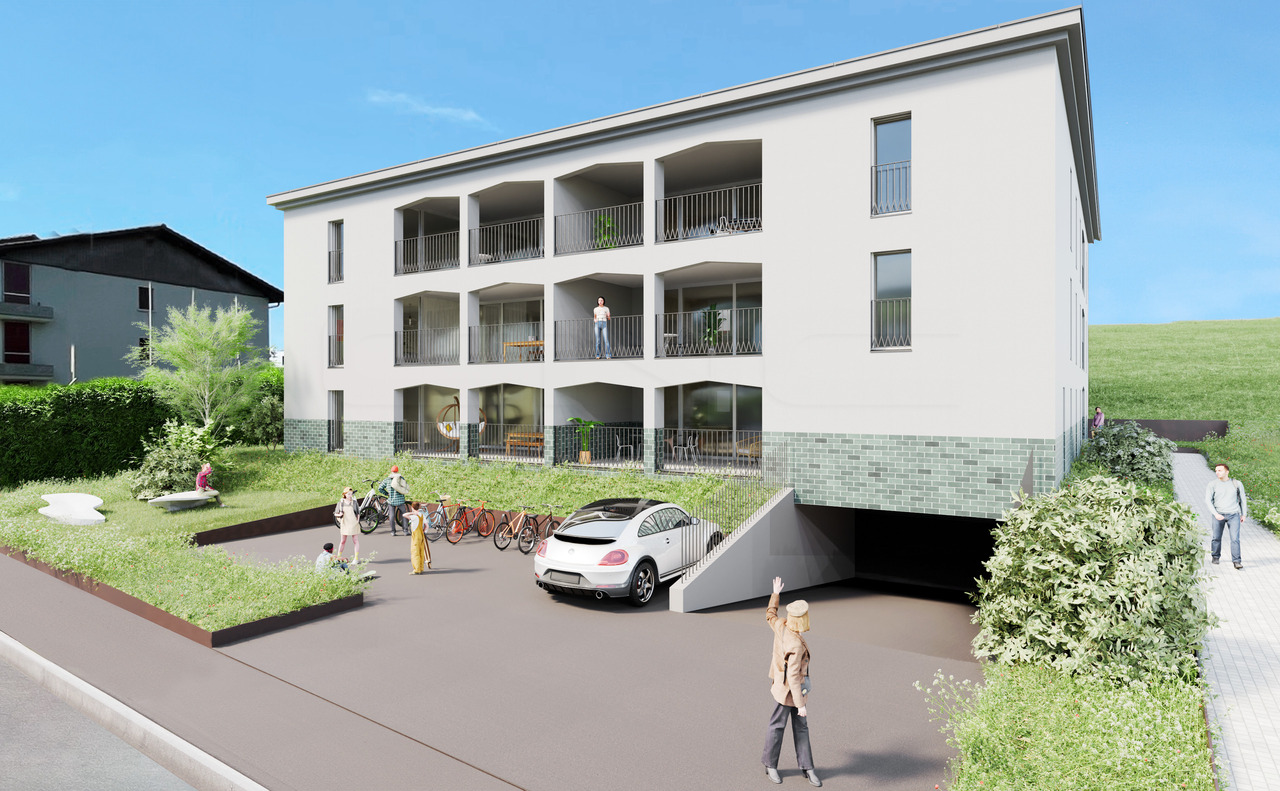 Appartement 2.5 pièces au sommet de l'immeuble ! - Façade SUD- Image non contractuelle