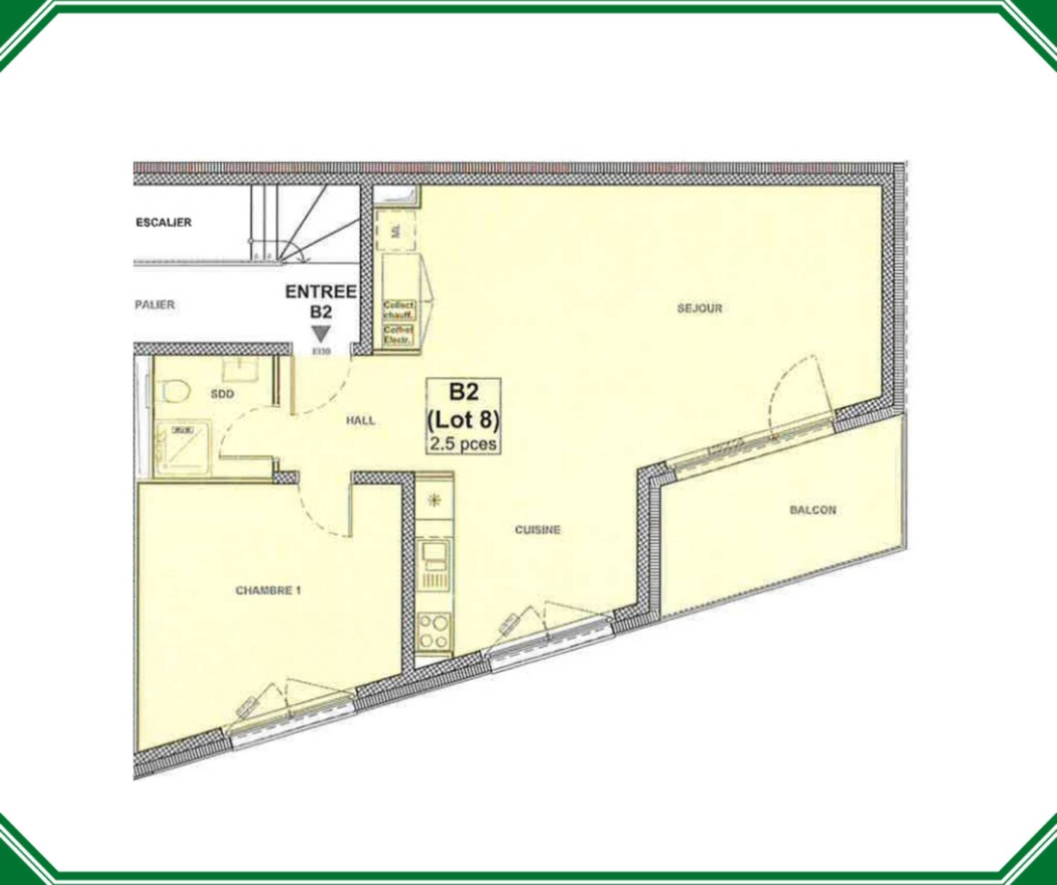 Appartement de 2.5 pièces avec balcon - Bild 7