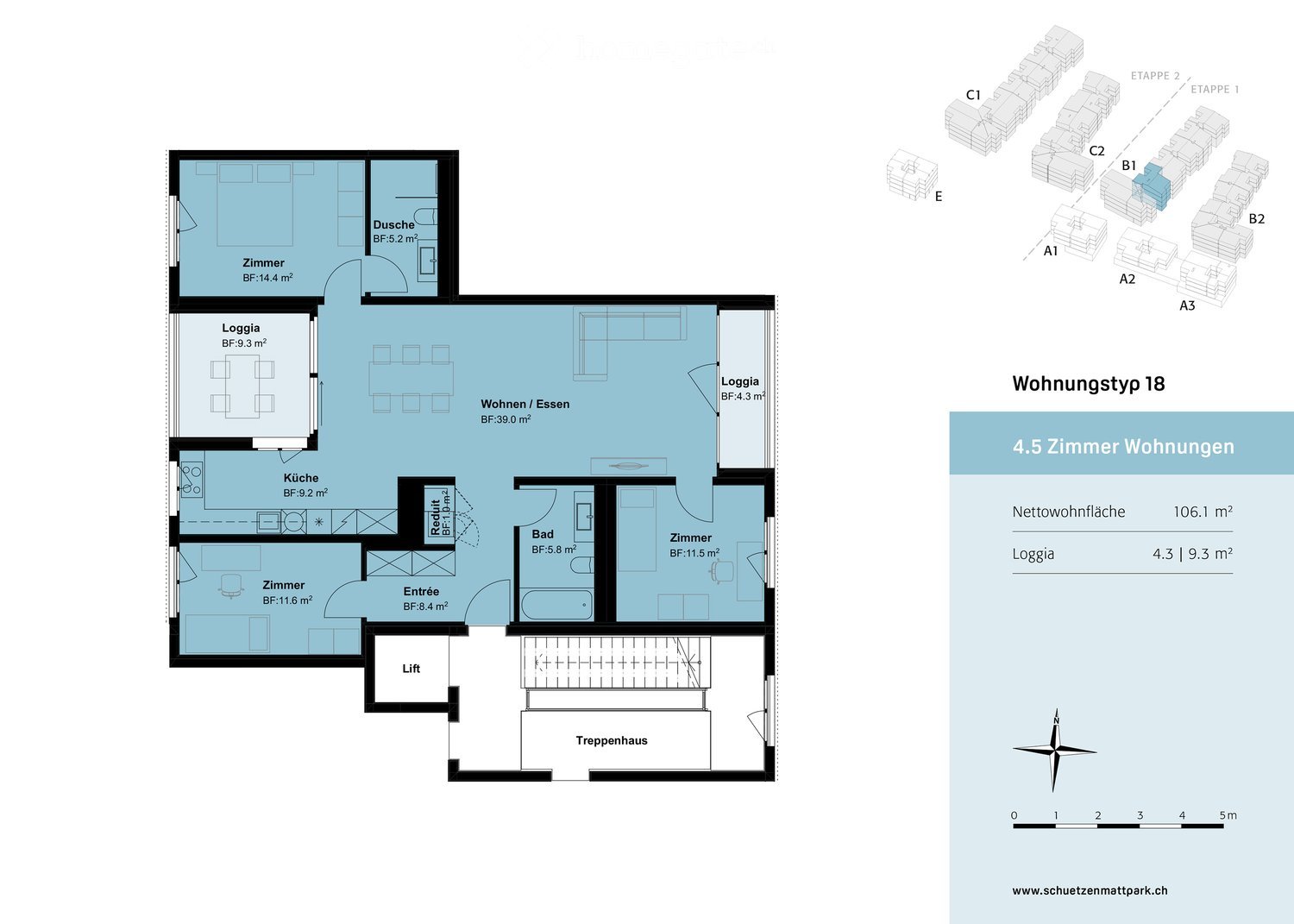 Stilvolle moderne 4.5 Zimmer Eigentumswohnung im schönen Inwil - Bild 4