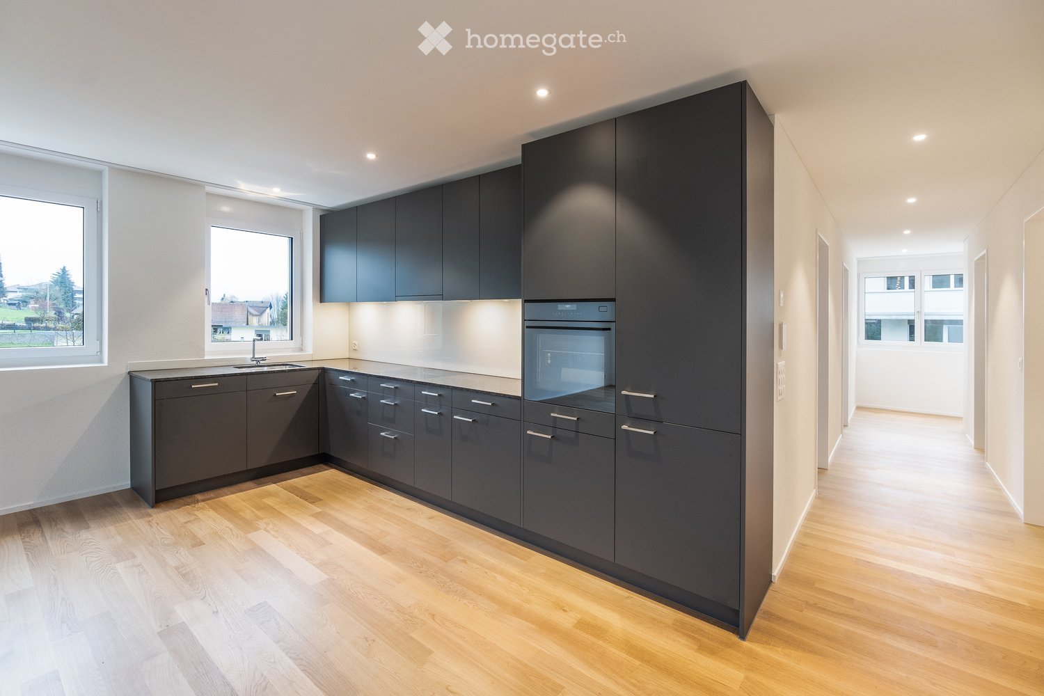 Moderne 3.5-Zimmer-Neubau-Wohnung mit Balkon und Aussicht in Menziken -  Bild 1