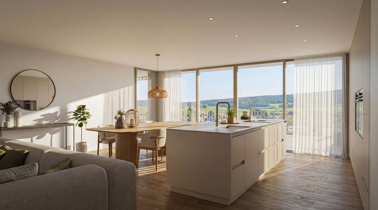 Neubauprojekt AURELIA Erlinsbach AG – 4.5 Zimmer Loggiawohnung B.01 -  Bild 4