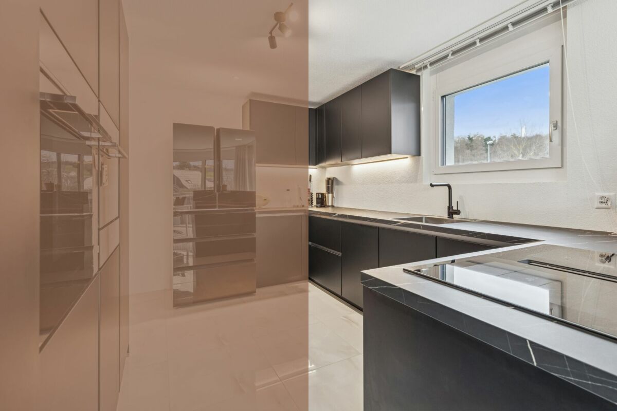 Moderne 5.5-Zimmer-Etagenwohnung mit Stil und Komfort - Küche