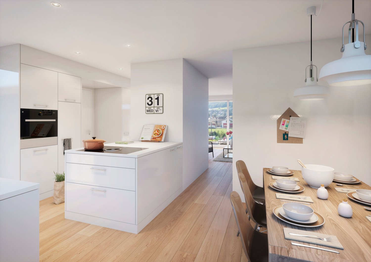 Modernes Neubau-5.5-Zimmer-Doppeleinfamilienhaus mit Weitsicht - Image 3