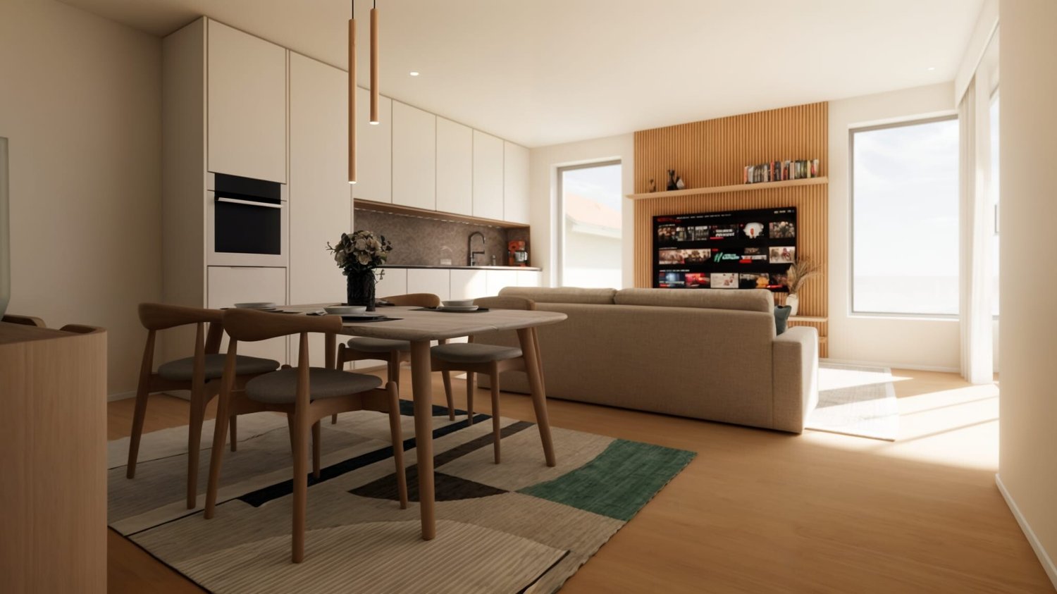 MODERNO 3.5 DI NUOVA EDIFICAZIONE CON TERRAZZA A RIVERA -  Bild 4