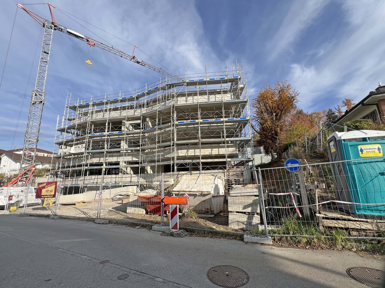 Appartement 4.5 pièces Élégance architecturale à 2 pas du centre-ville - La Résidence Chamblioux 22 - Immeuble en cours de construction