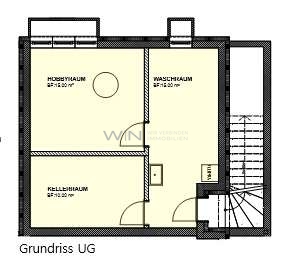 Neues Reiheneinfamilienhaus (1) - Haus-1-Grundriss-UG